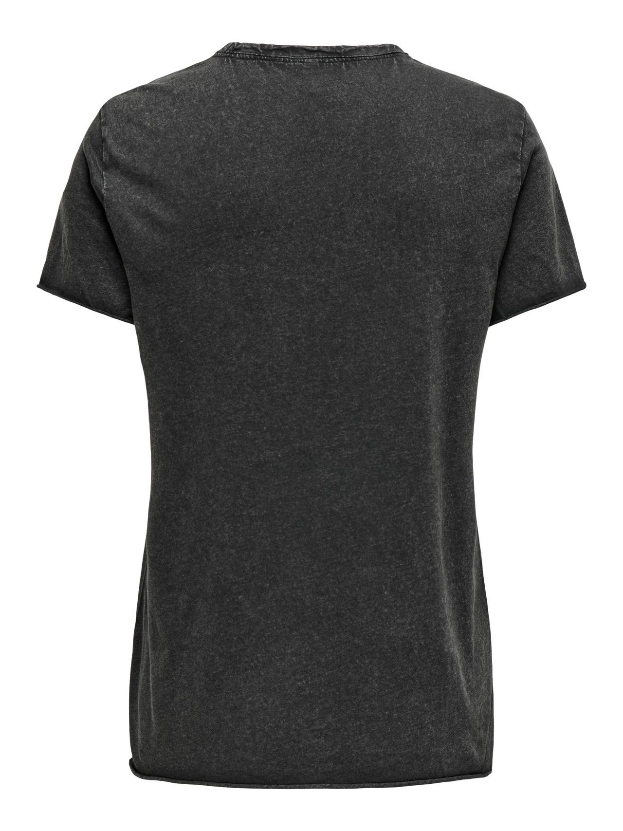 ONLY Tavapärane lõige Ümmargune kaelus Top -Black - 15215721