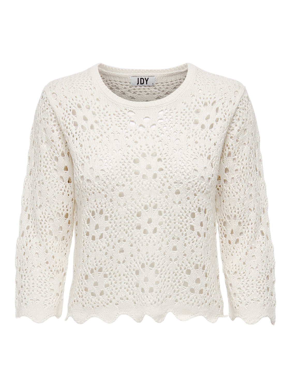 ONLY Round Neck Pullover -Cloud Dancer - 15216114