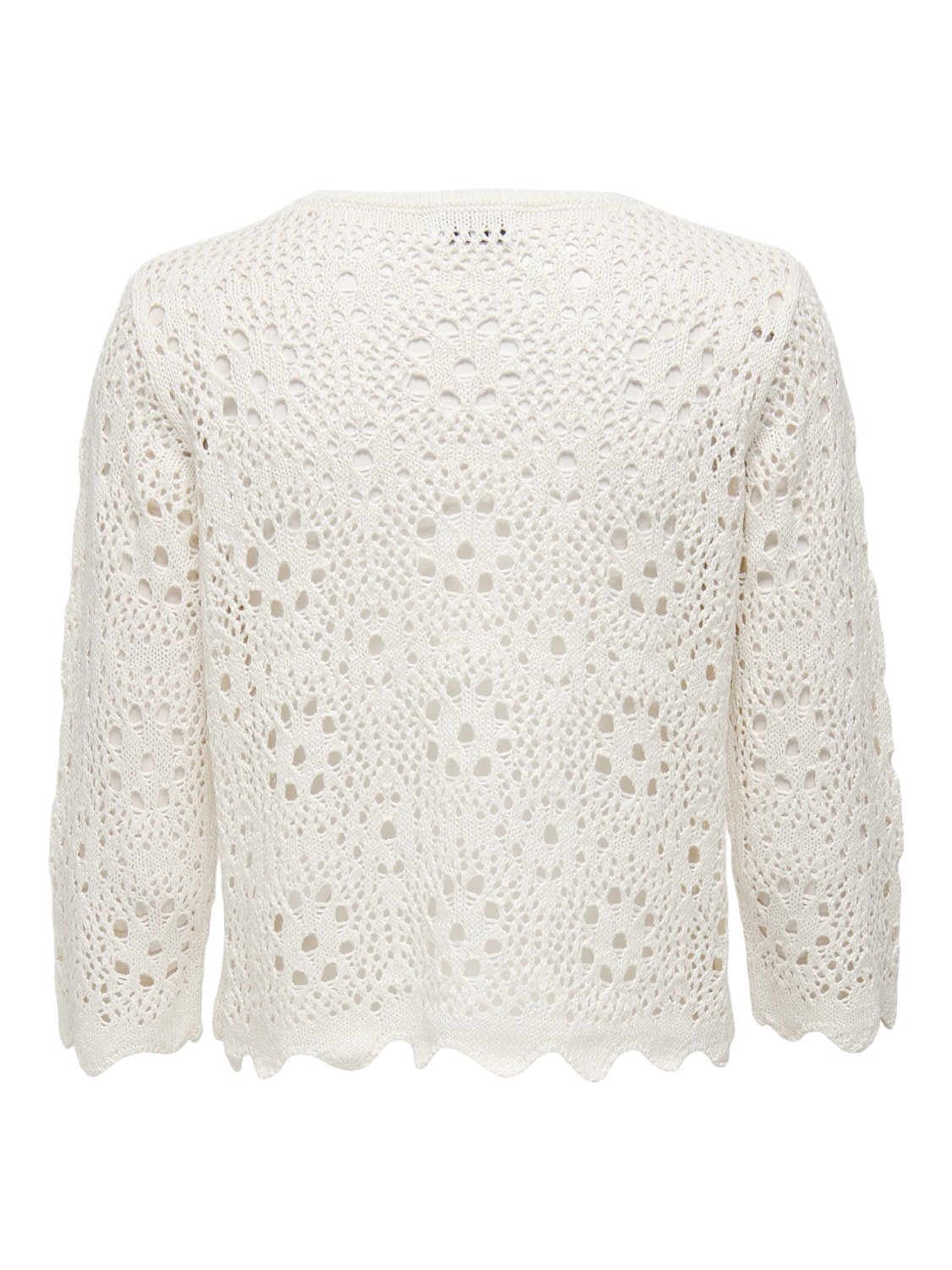 ONLY Texture Knitted Pullover -Cloud Dancer - 15216114