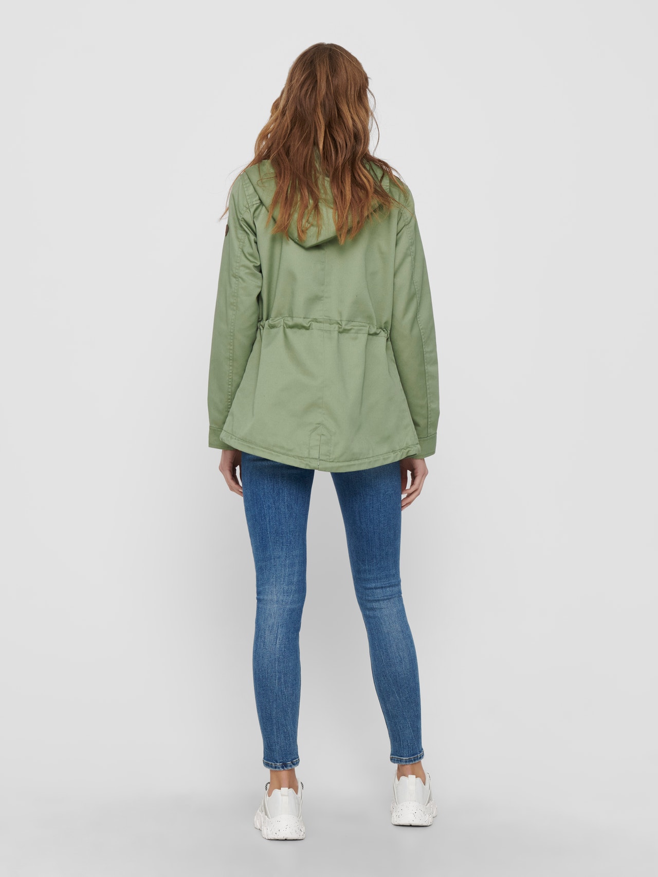ONLY Canvas parka Jacket -Hedge Green - 15216452