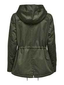 ONLY Hood Jacket -Forest Night - 15216452