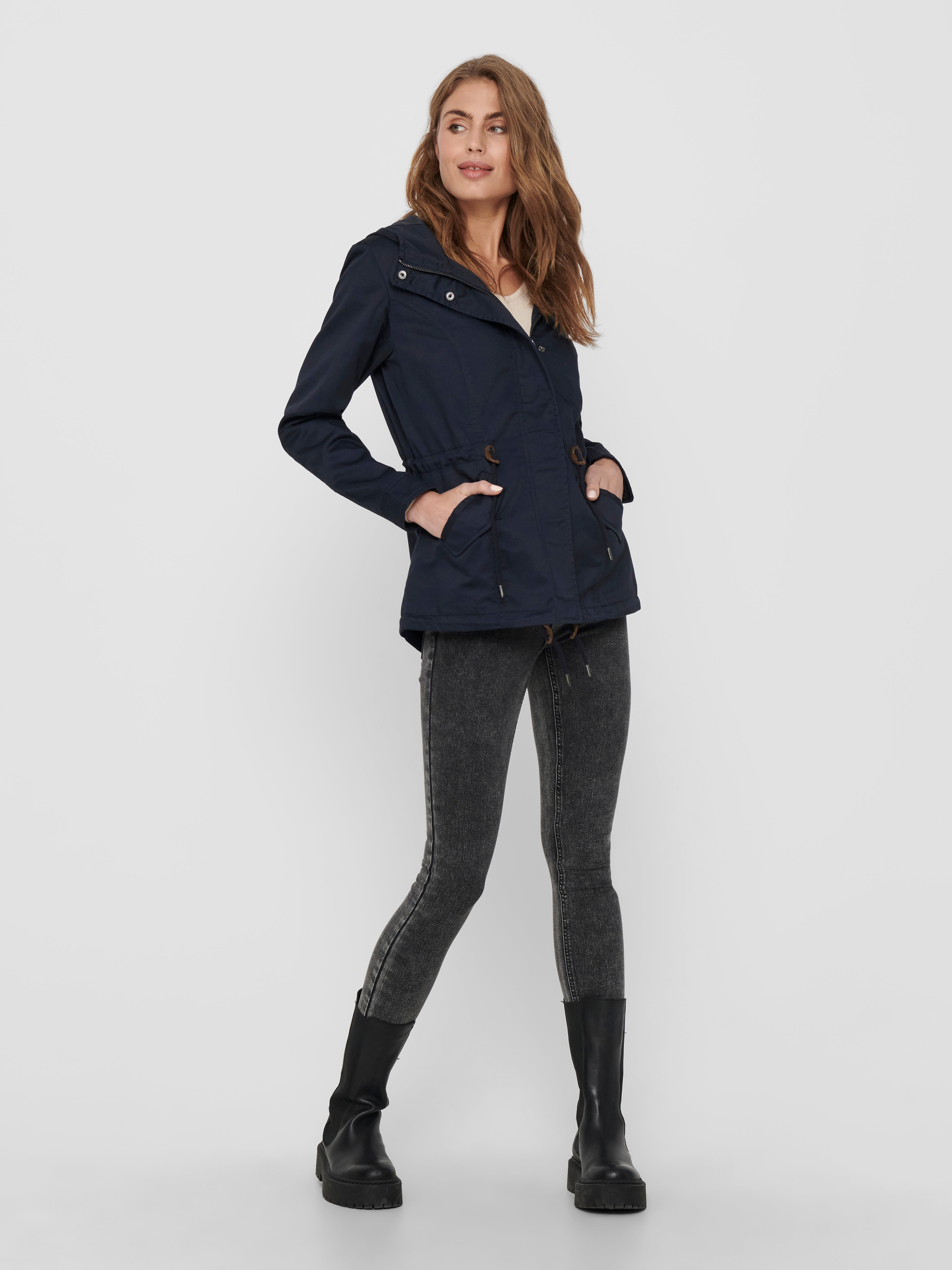 ONLLORCA Langer Parka | Dunkelgrau | ONLY® 