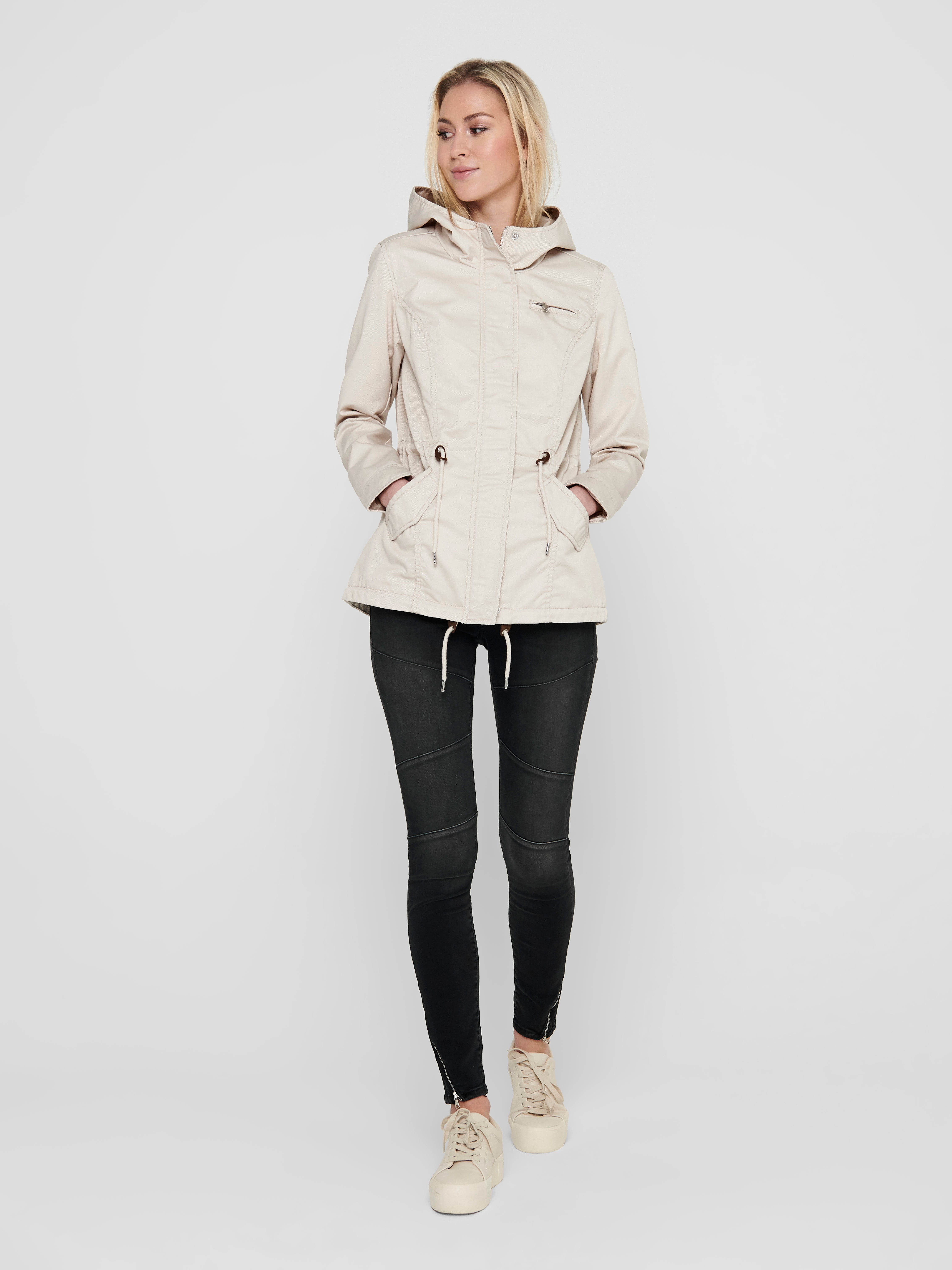ONLY Parka Longue Onllorca - Manteau Hiver Chaud Avec Capuche | Style Décontracté Polyester-Coton