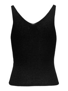 ONLY Knit fit V-Hals Pullover -Black - 15216492
