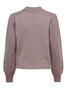 ONLY Pull-overs Knit Fit Col rond Bas hauts Manches ballons -Woodrose - 15216638