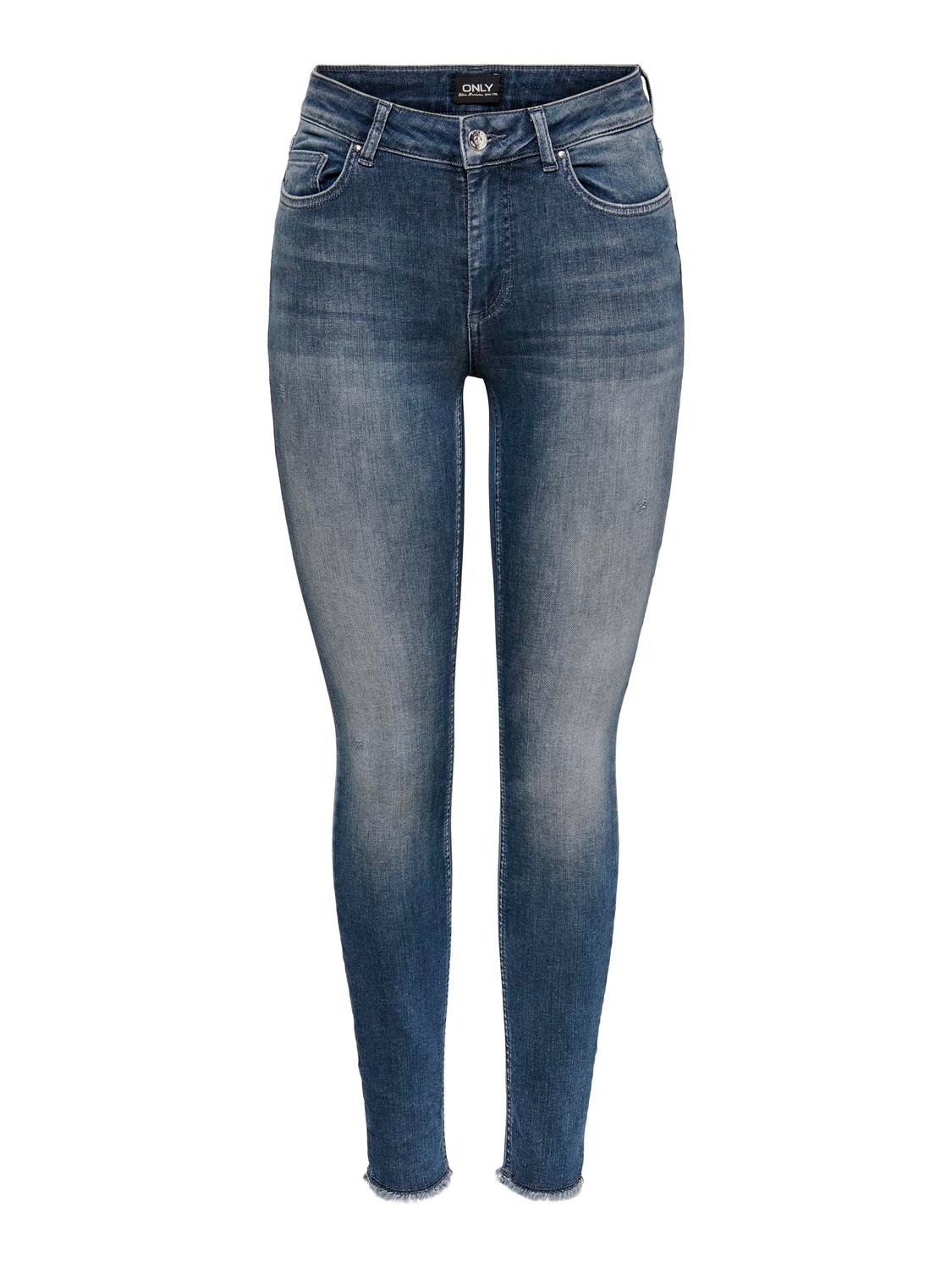 ONLY ONLBlush life mid ankle Skinny fit-jeans -Special Blue Grey Denim - 15216970