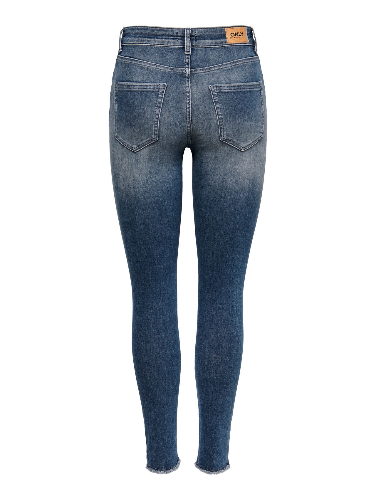 ONLY ONLBLUSH Mid waist Skinny Fit Jeans -Special Blue Grey Denim - 15216970