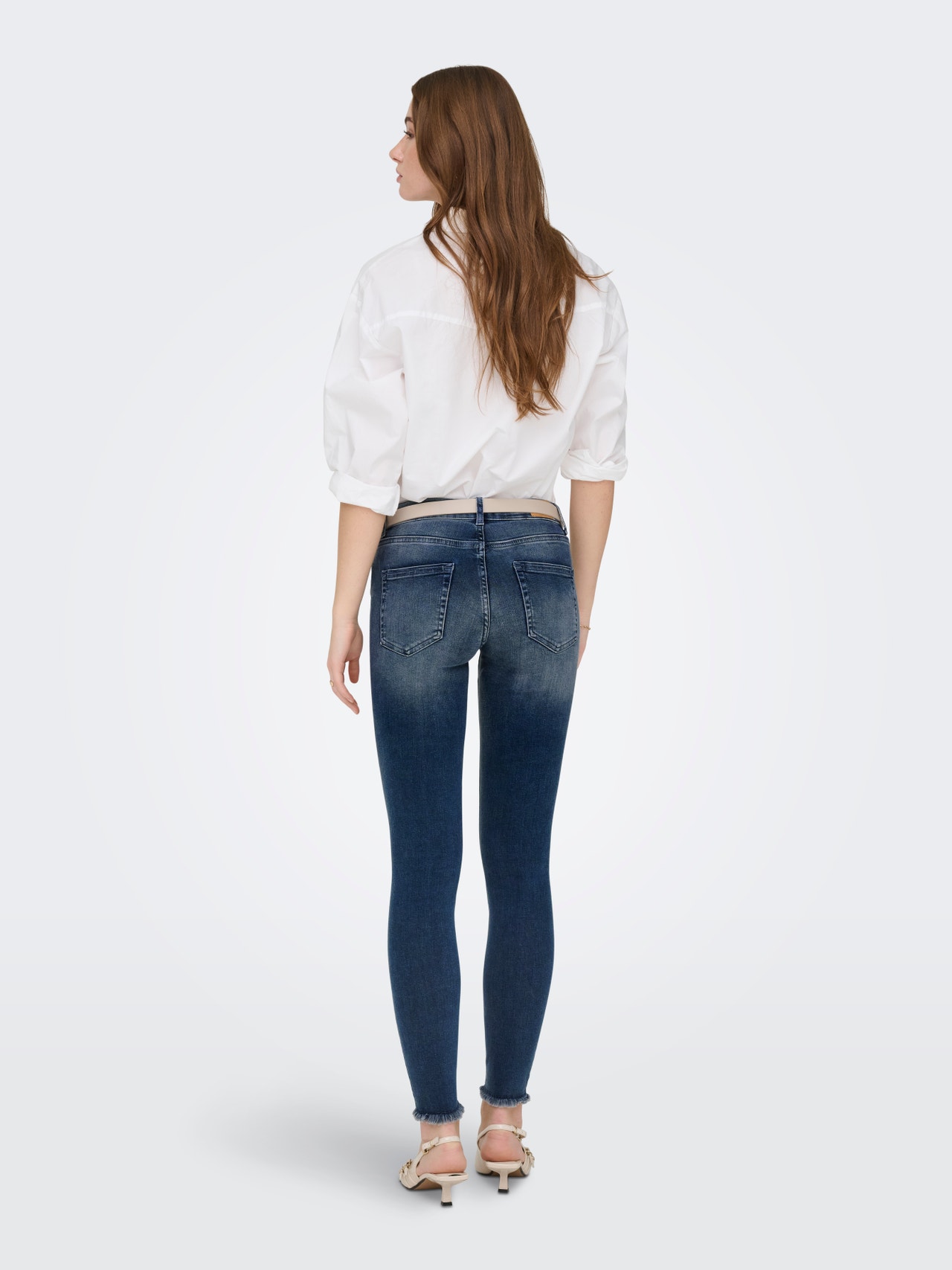 ONLY Liibuv lõige Keskmine vöökoht Teksad -Special Blue Grey Denim - 15216970