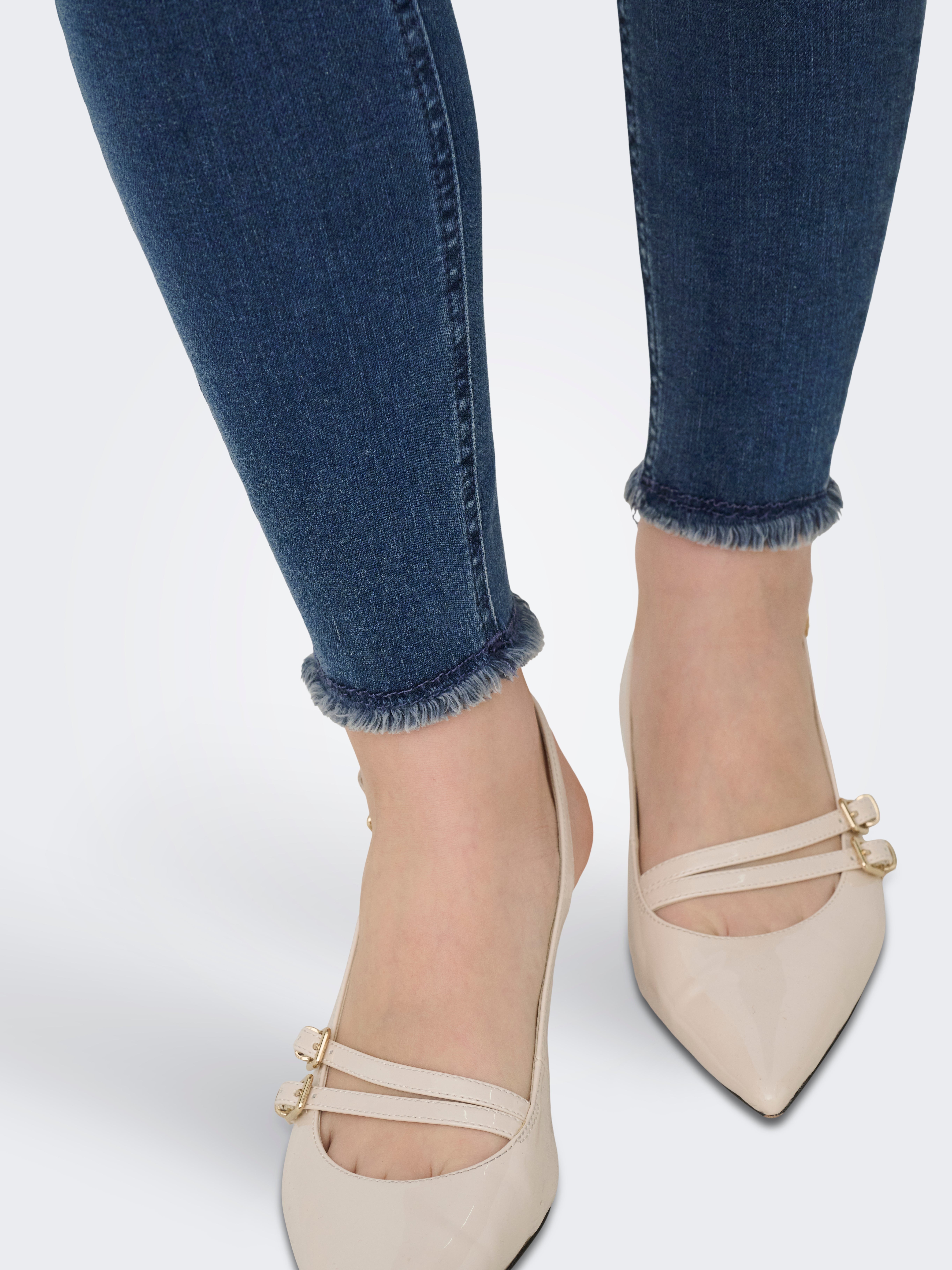 ONLY ONLBLUSH LIFE MIDSK ANKRAW REA12187 NOOS Dames Jeans - Maat L X 32