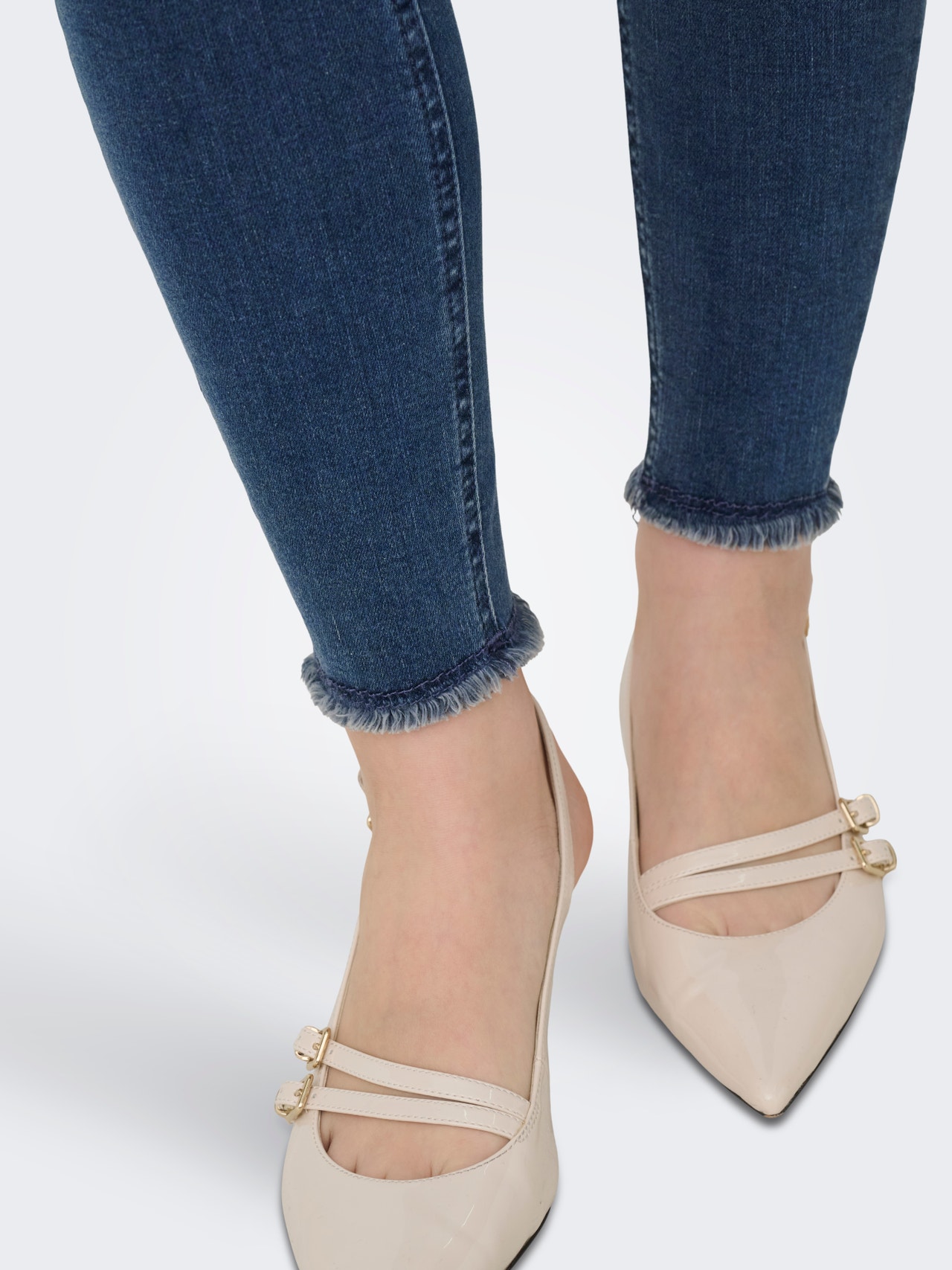 ONLY Liibuv lõige Keskmine vöökoht Teksad -Special Blue Grey Denim - 15216970