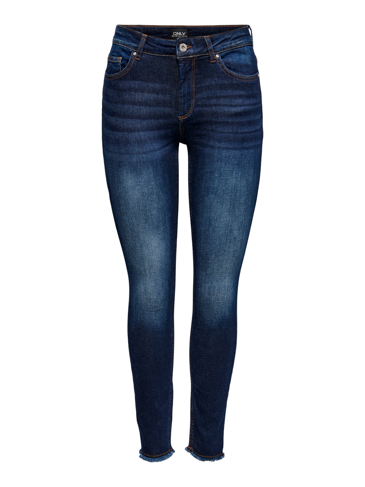 ONLY Skinny Fit Jeans -Dark Blue Denim - 15216973
