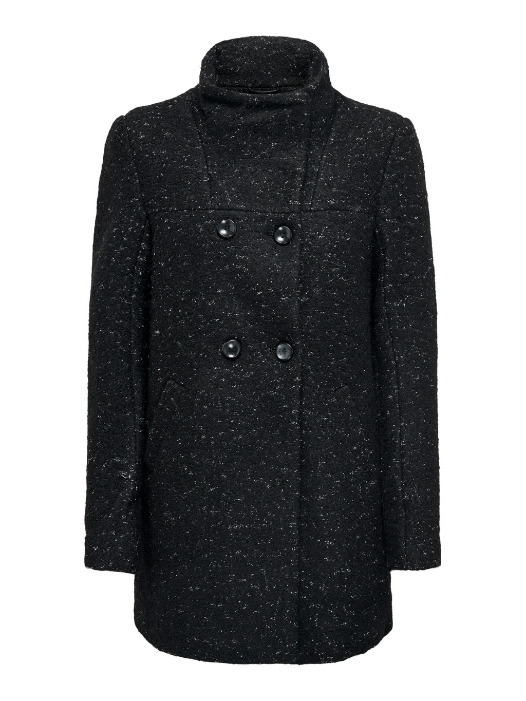 Tall wool coat | Black | ONLY®