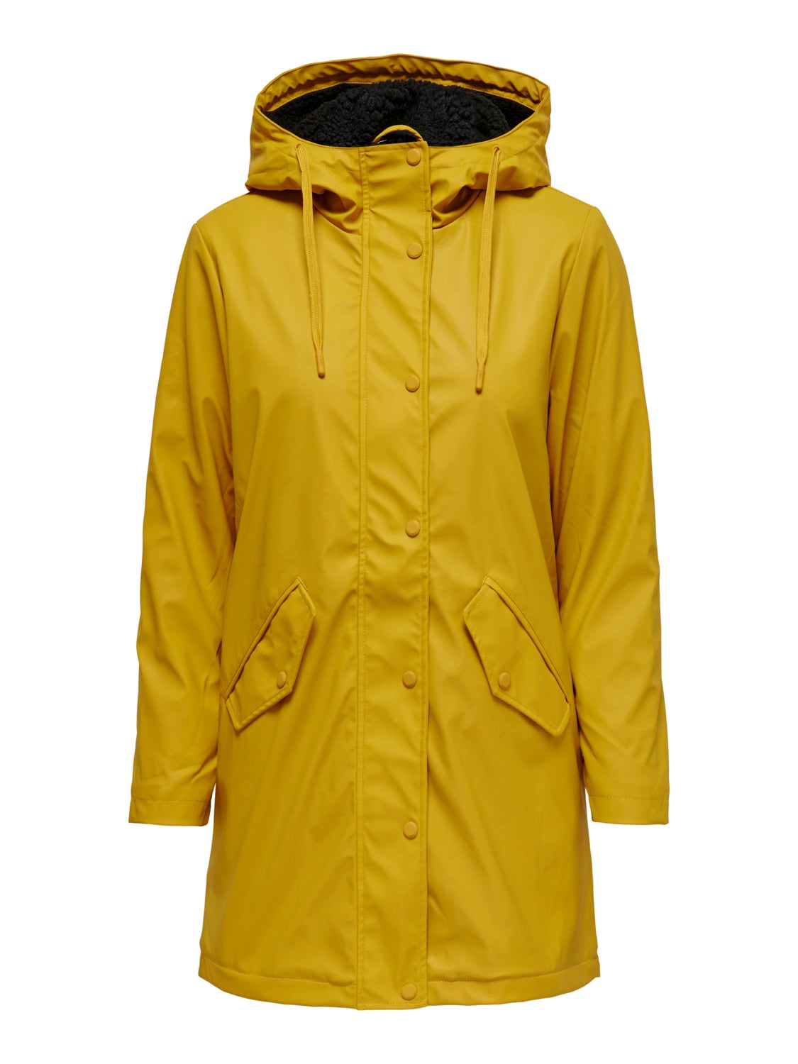 lined rain coat
