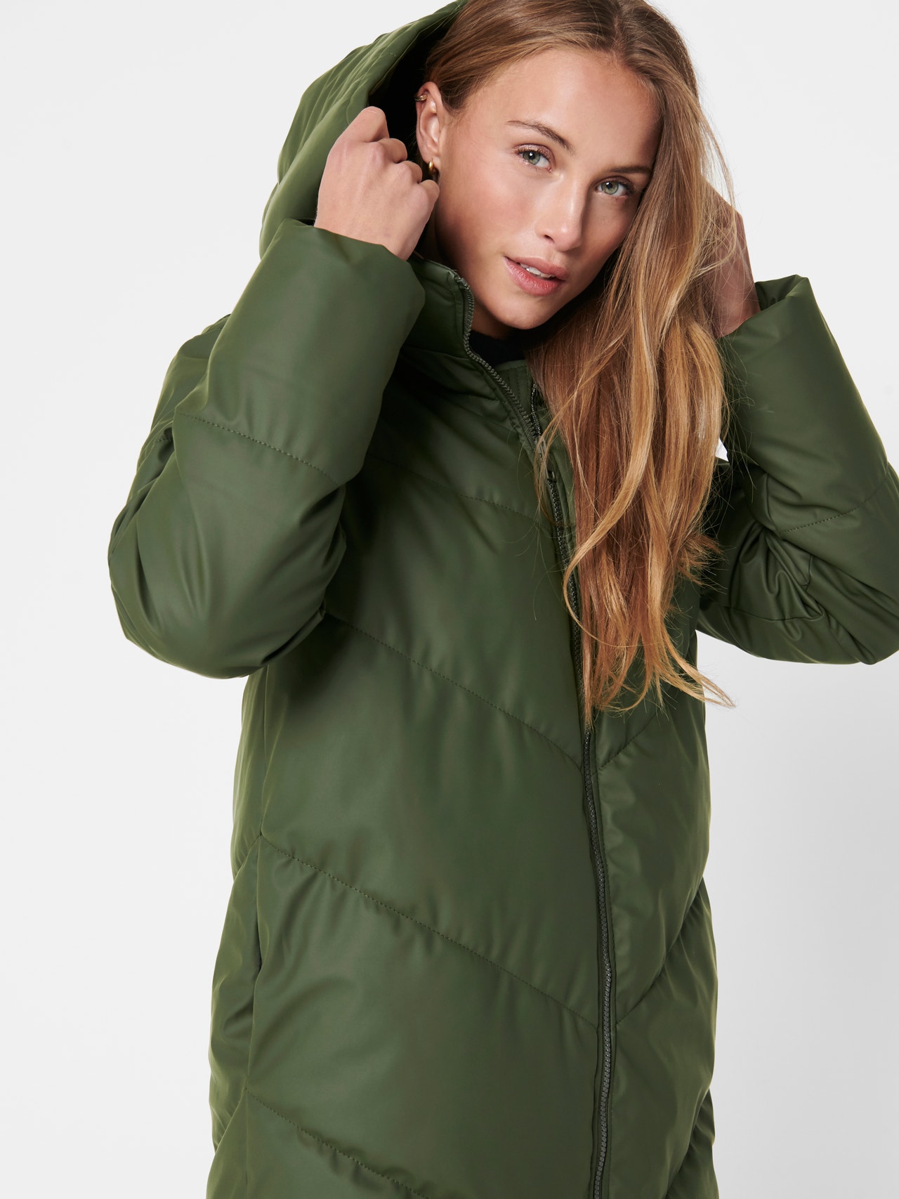 ONLY Impermeable Chaqueta acolchada -Forest Night - 15217556