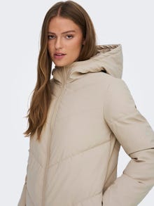 ONLY Capuchon Jas -Simply Taupe - 15217556