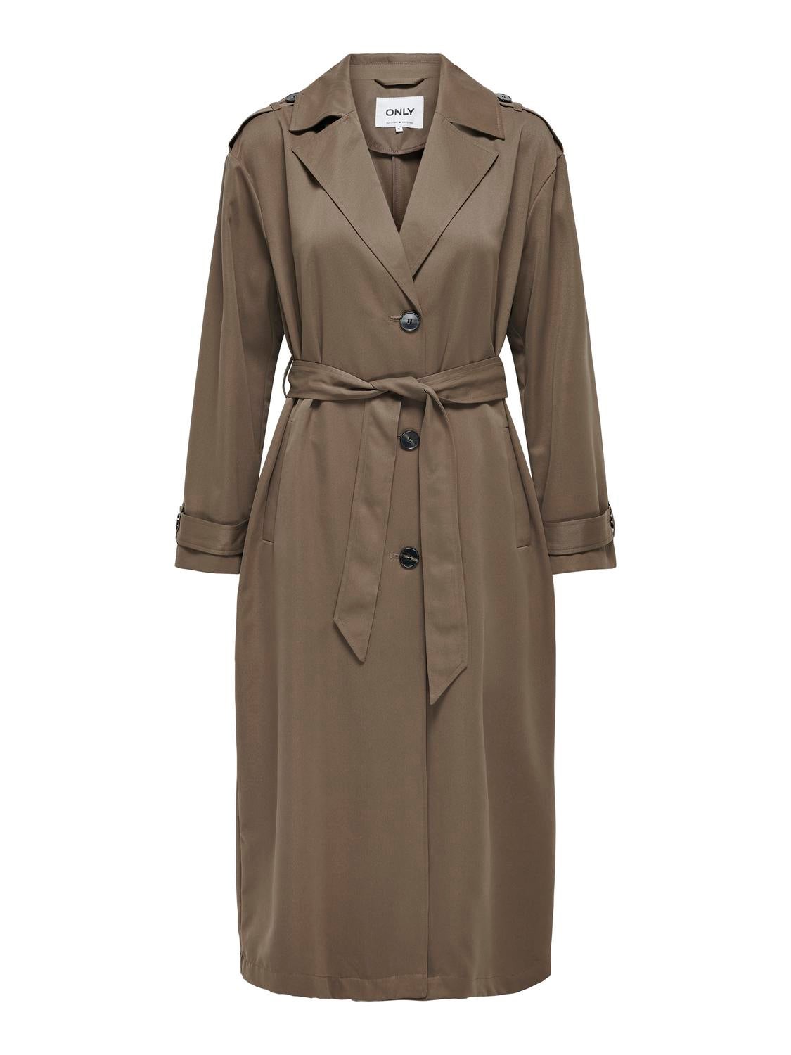 Long tail trench clearance coat