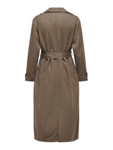ONLY Long Trenchcoat -Walnut - 15217799