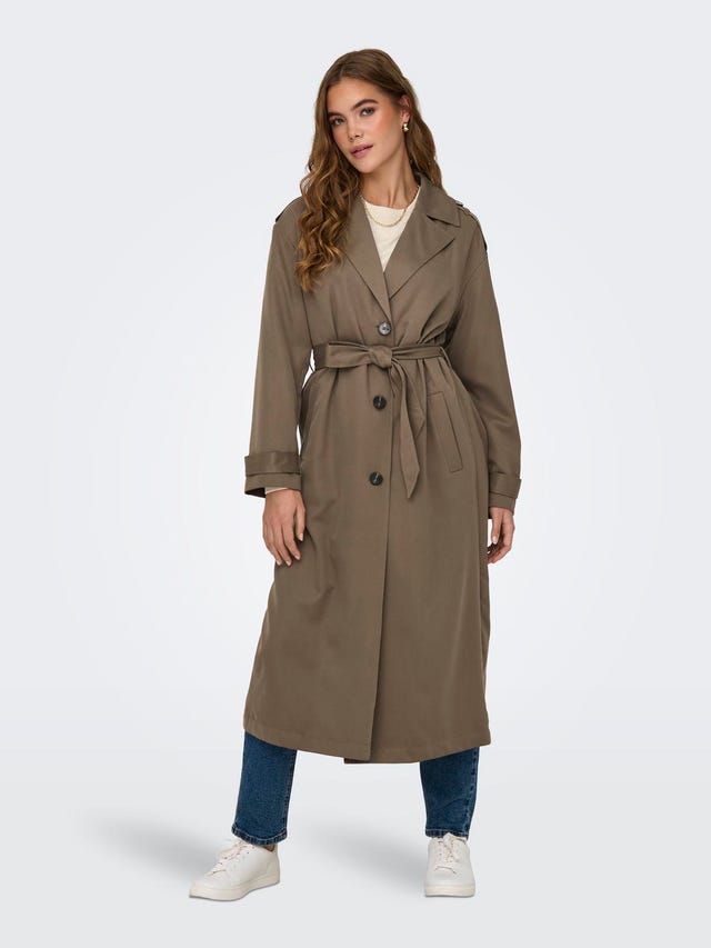 ONLY Longline Trenchcoat - 15217799