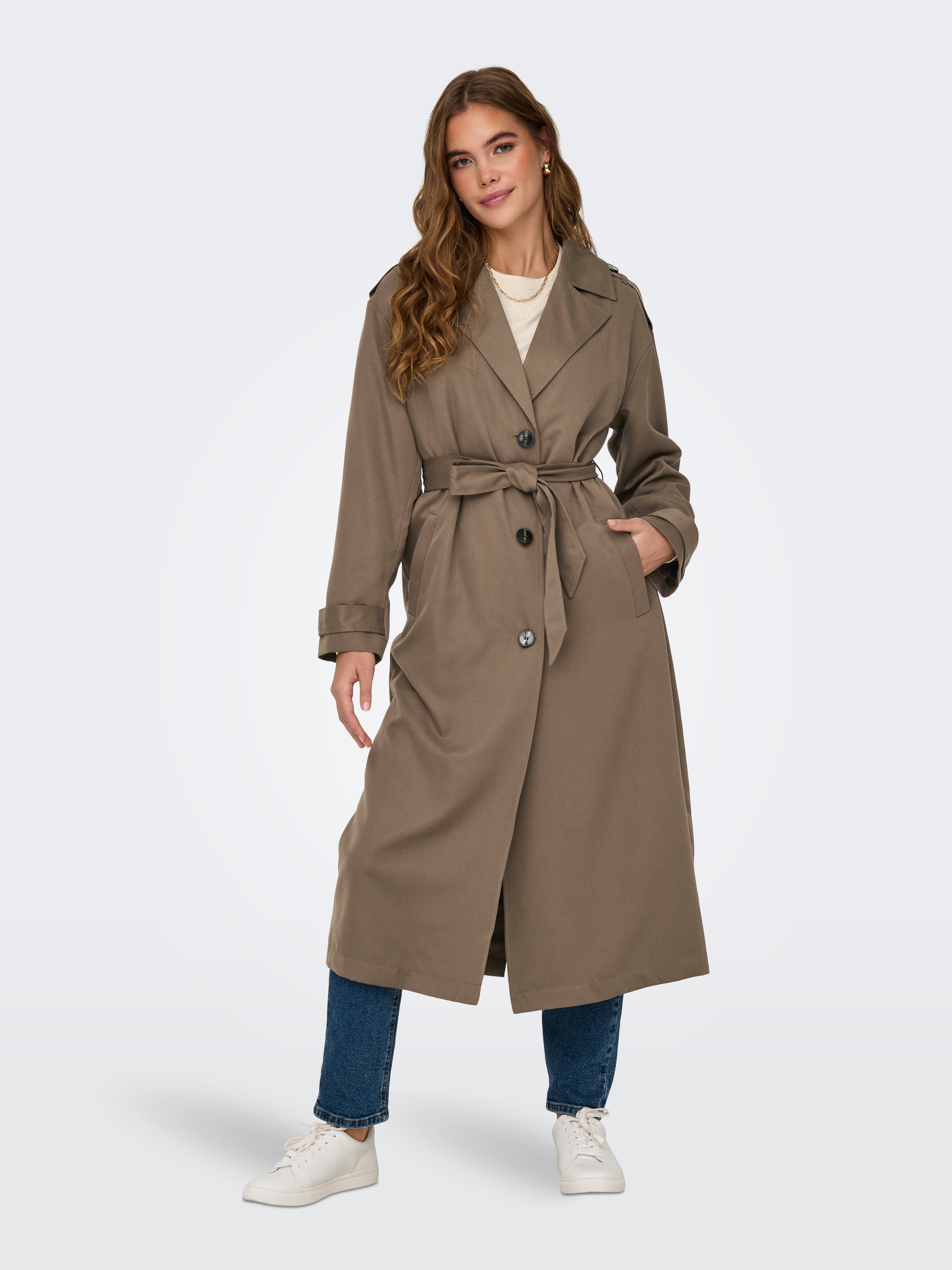 ONLLINE Trenchcoat | Mittelgrau | ONLY®