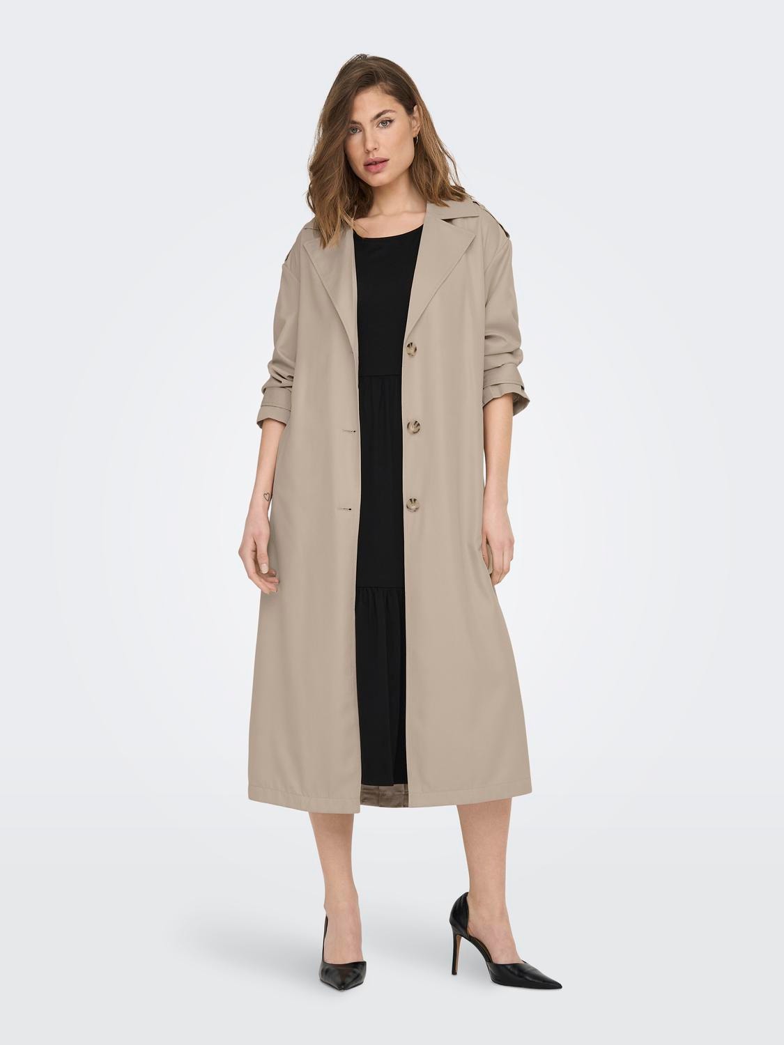 ONLY Long Trench -Humus - 15217799