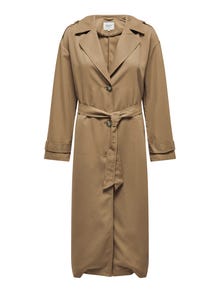 ONLY Trench-coats Col à revers -Tigers Eye - 15217799