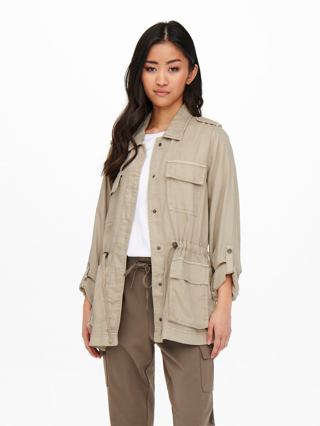 Utility Jacket Light Grey ONLY®