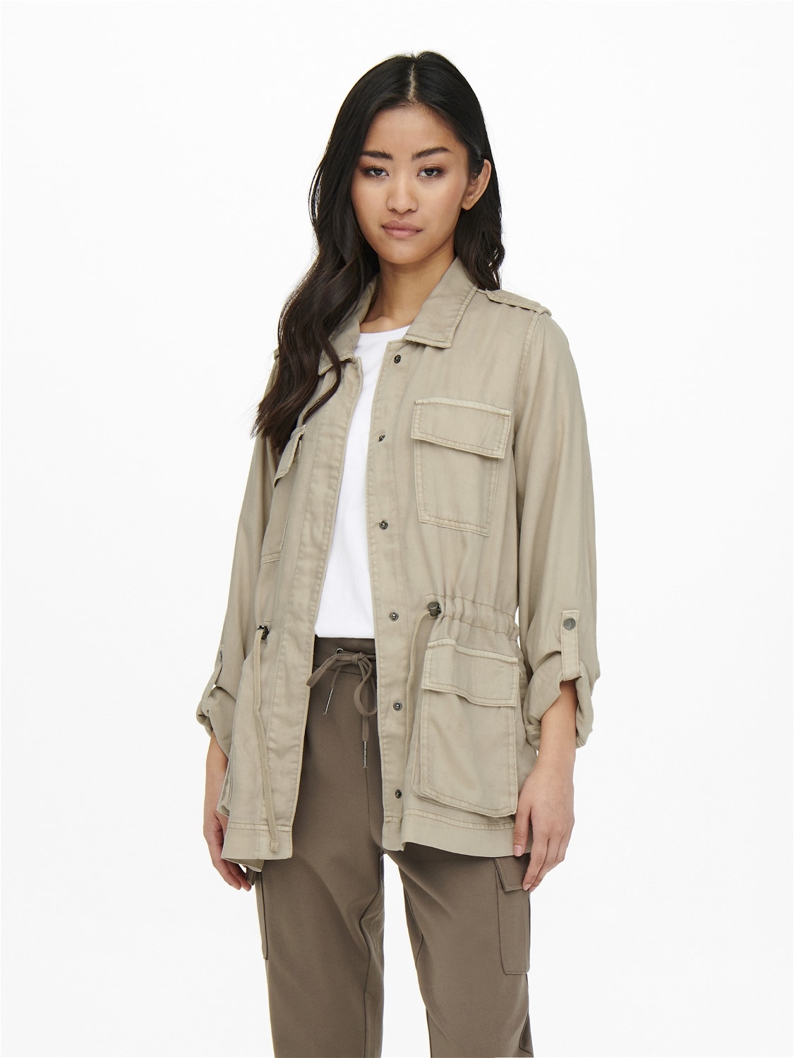 ONLY Utility Jacket -Silver Lining - 15217835