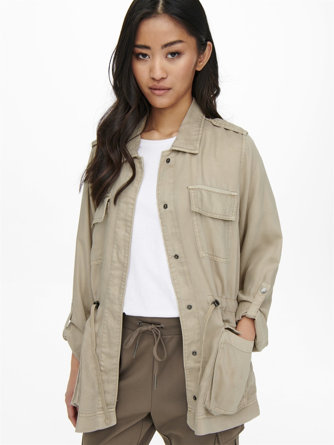 ONLY Utility Jacke -Silver Lining - 15217835