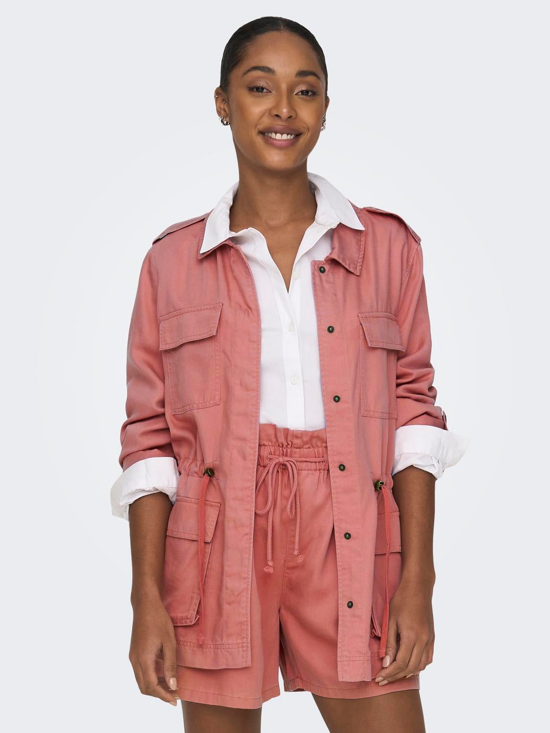 Pink 2024 utility jacket