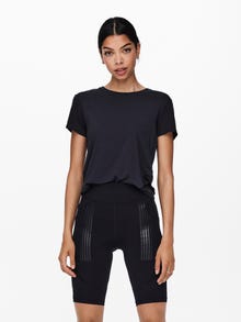 ONLY Cropped Sporttop -Blue Graphite - 15217863