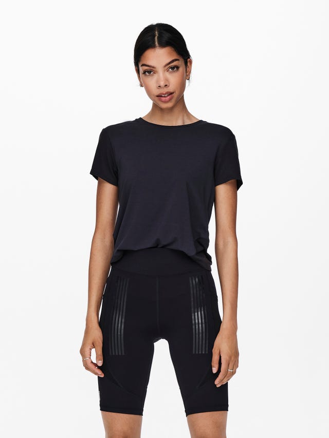 ONLY Oversize Cropped Fit Round Neck T-Shirt - 15217863