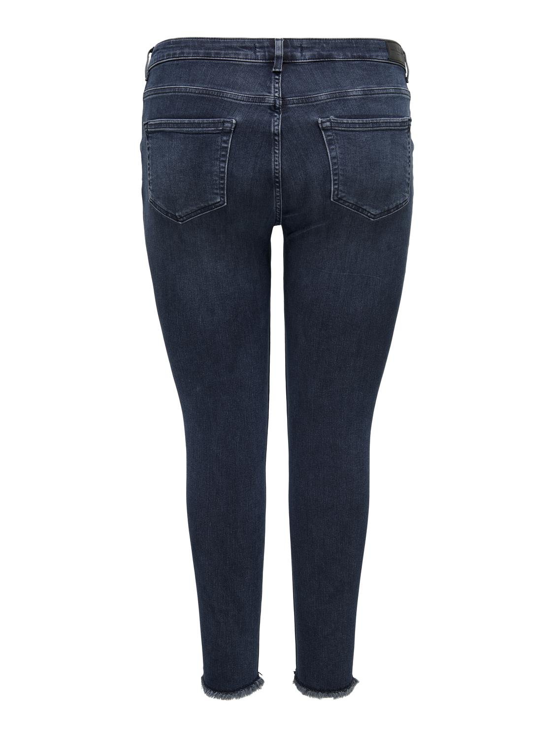 ONLY Skinny Fit Curve Jeans -Blue Black Denim - 15217934