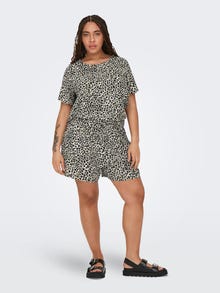 ONLY Curvy short sleeve Top -Seagrass - 15218353