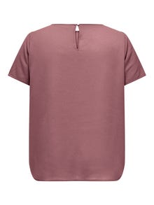 ONLY Tavapärane lõige Sirge kaelus Top -Rose Brown - 15218353