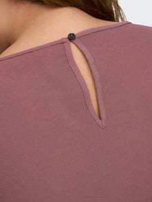 ONLY Tavapärane lõige Sirge kaelus Top -Rose Brown - 15218353