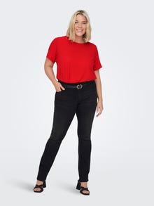 ONLY Tops Regular Fit Col bateau -High Risk Red - 15218353