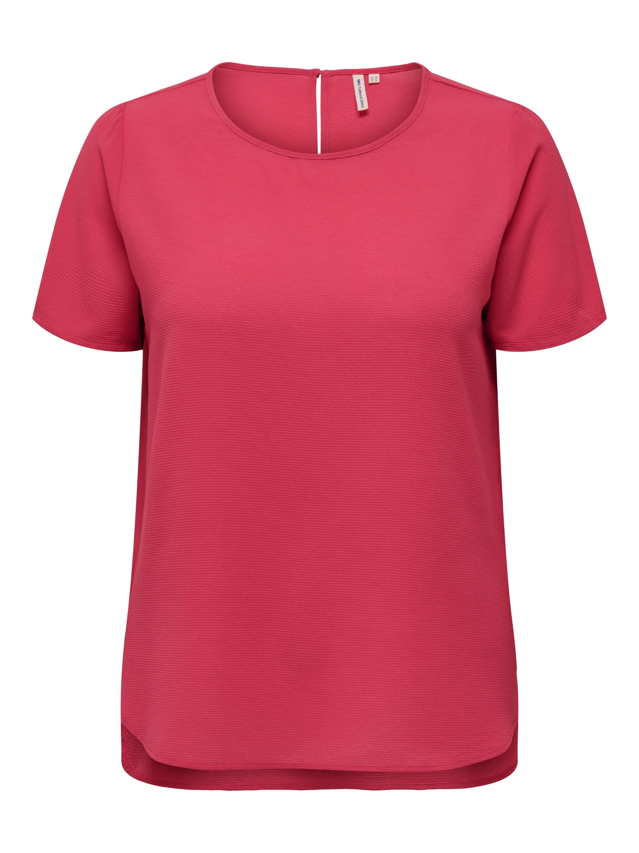 ONLY Curvy short sleeve Top -Teaberry - 15218353