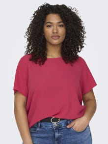 ONLY Regular fit Boothals Top -Teaberry - 15218353