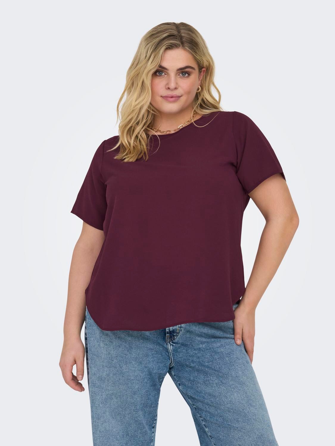 ONLY Regular fit Boothals Top -Port Royale - 15218353