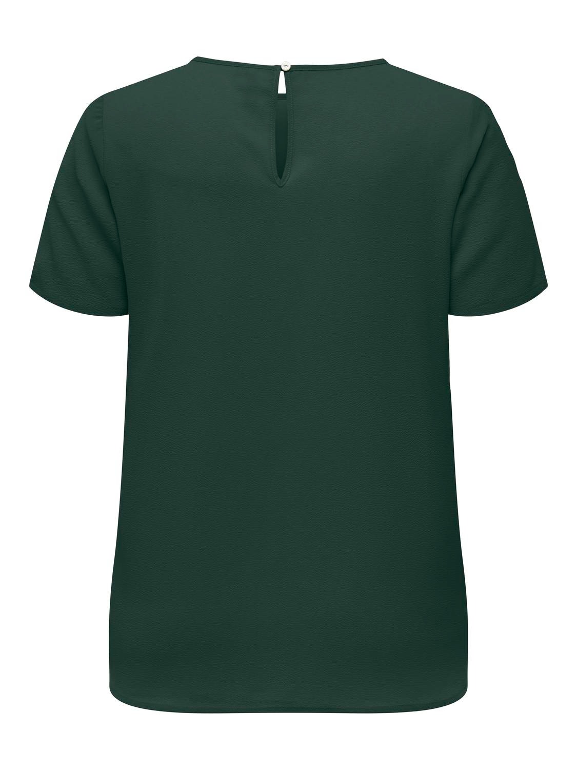 ONLY Curvy short sleeve Top -Green Gables - 15218353
