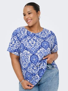 ONLY Tavapärane lõige Sirge kaelus Top -Surf the Web - 15218353