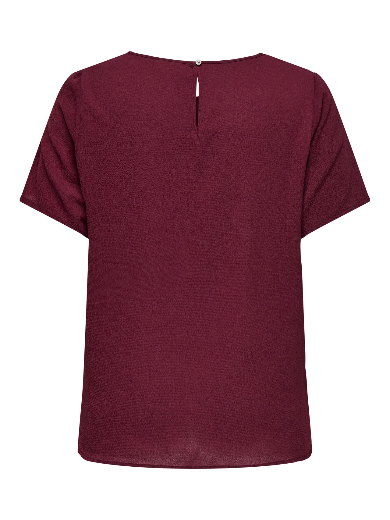 ONLY Tavapärane lõige Sirge kaelus Top -Tawny Port - 15218353