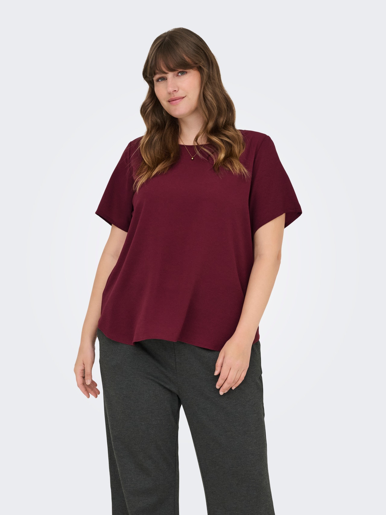 ONLY CARVICA Top -Tawny Port - 15218353