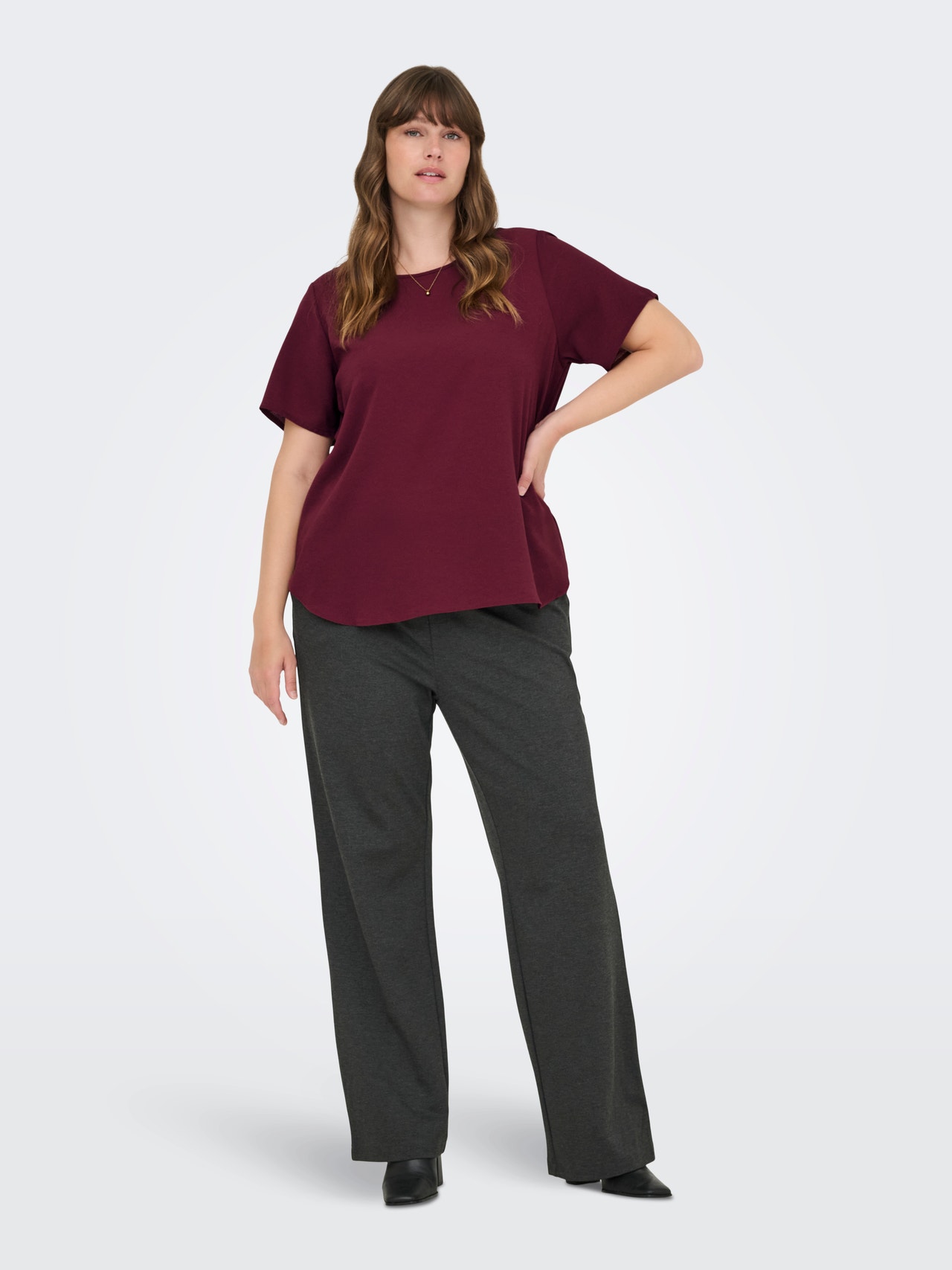 ONLY CARVICA Top -Tawny Port - 15218353