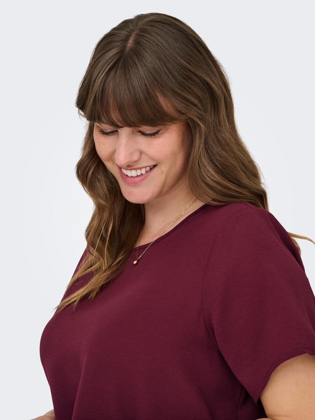 ONLY CARVICA Top -Tawny Port - 15218353