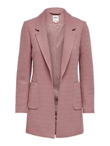 ONLY Normal geschnitten Fallendes Revers Blazer -Withered Rose - 15218396