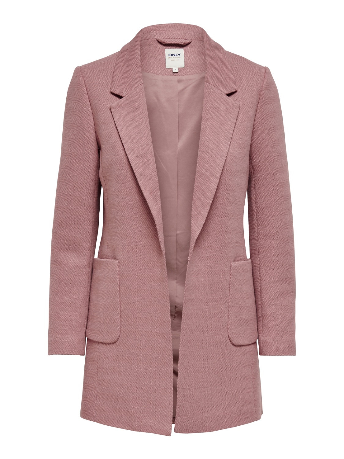 ONLY Regular Fit Notch lapel Blazer -Withered Rose - 15218396