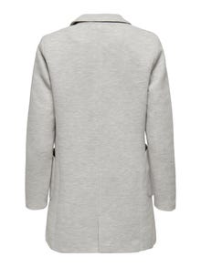 ONLY Blazers Regular Fit Revers à encoche -Light Grey Melange - 15218396
