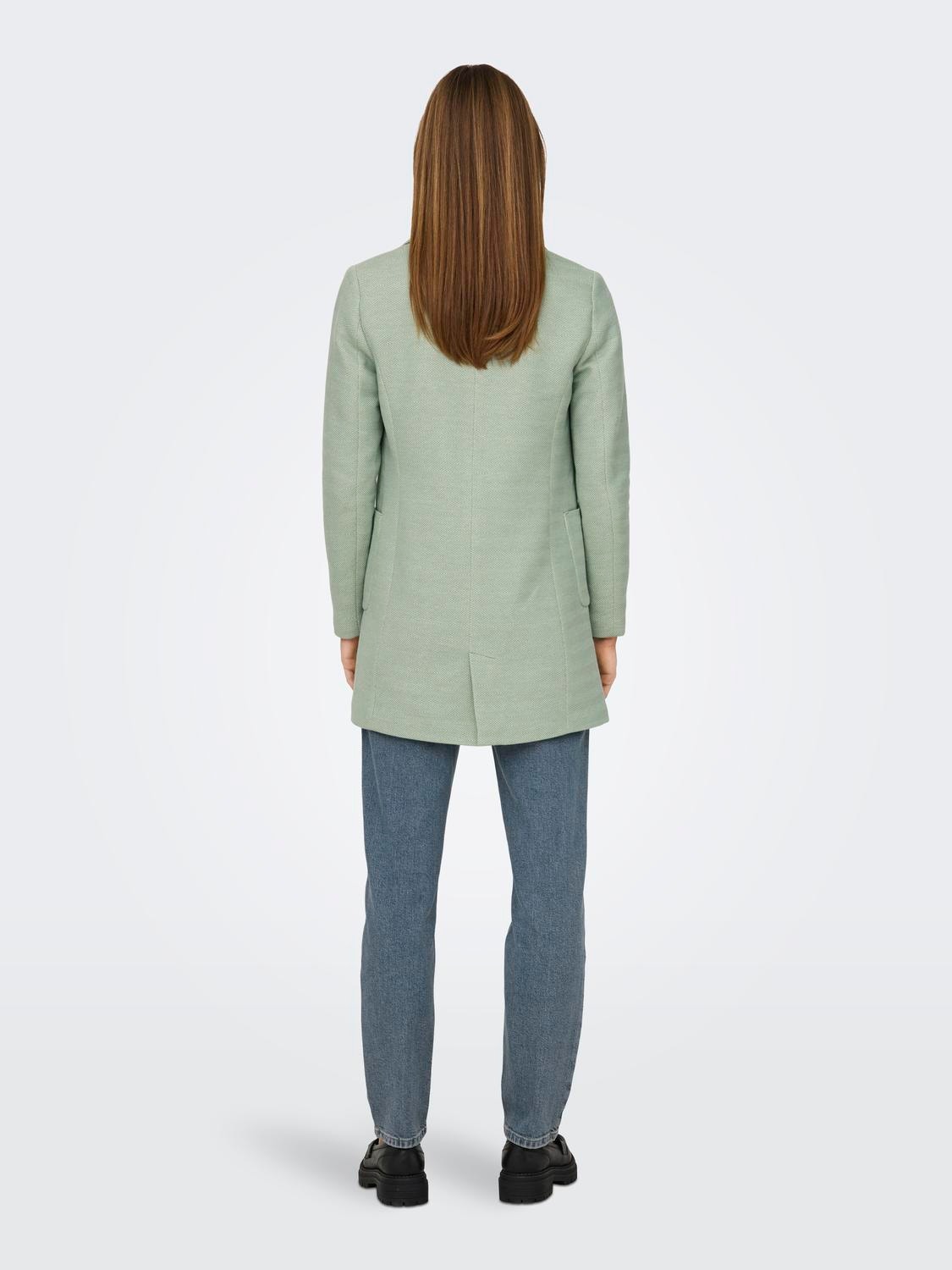 ONLY Normal geschnitten Fallendes Revers Blazer -Lily Pad - 15218396