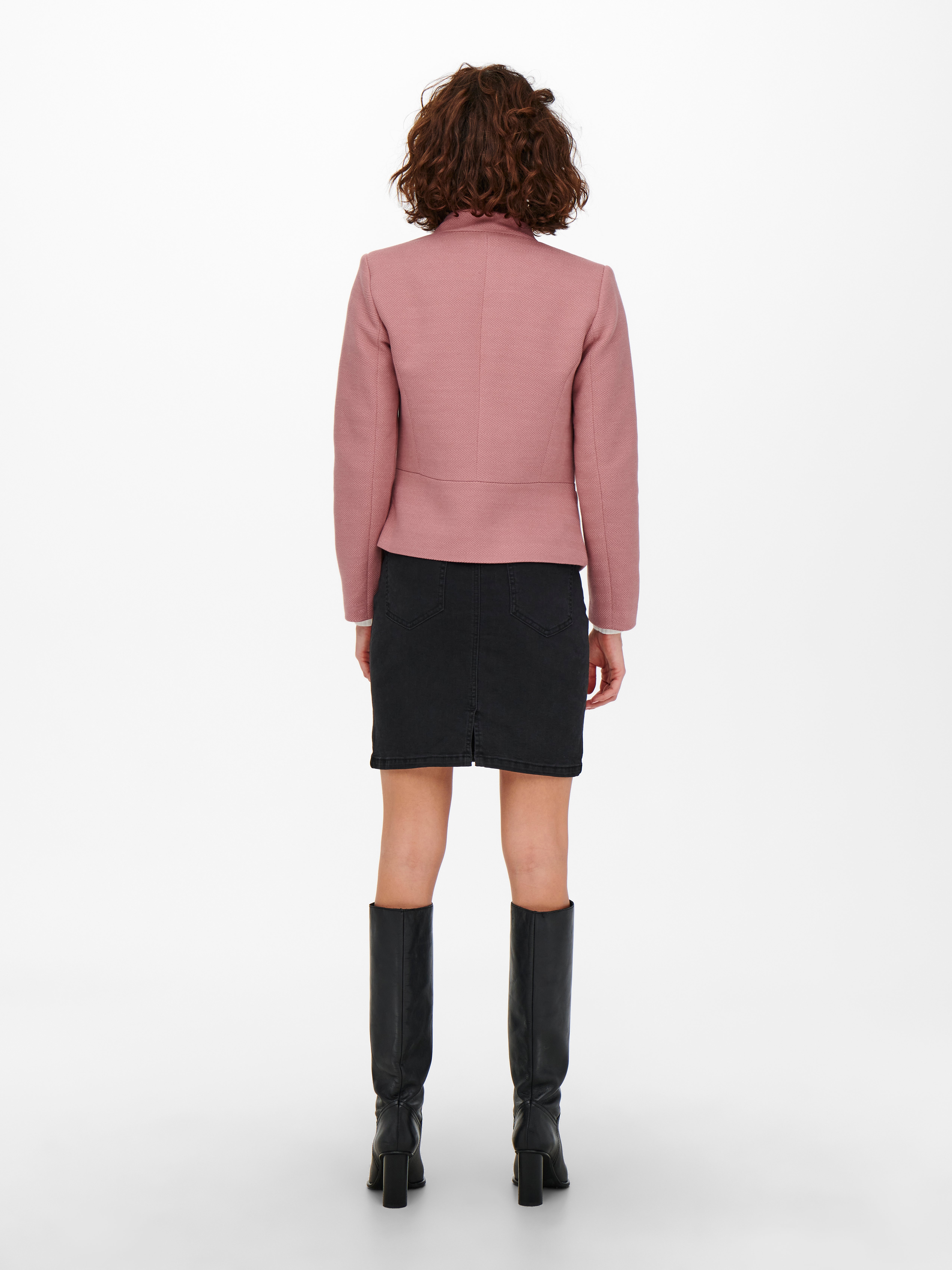 ONLY Dames Onladdy-linea L/S Short Cc Tlr Blazer, Reseda/detail: wit melange, 38 ONLY Dames Onladdy-linea L/S Short Cc Tlr Blazer, Reseda/detail: wit melange, 38